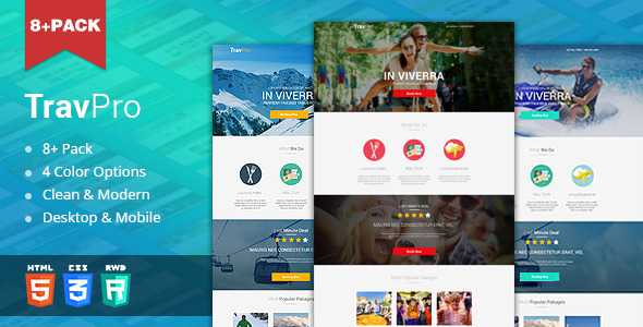 TravelPro - Travel Landing Page (HTML5)