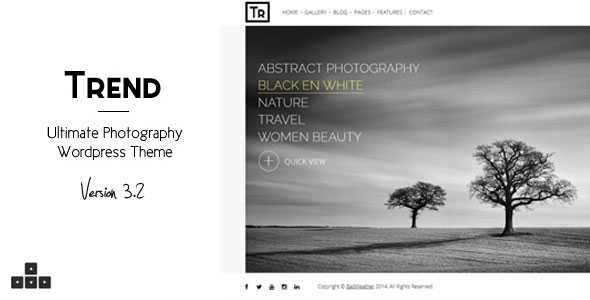Trend v3.3 - Themeforest Photography WordPress Theme