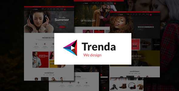 Trenda - Multi Concept eCommerce PSD Template