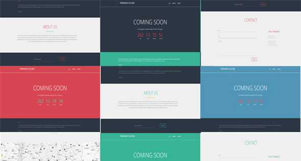 Trending Colors - Creativemarket Coming Soon Template