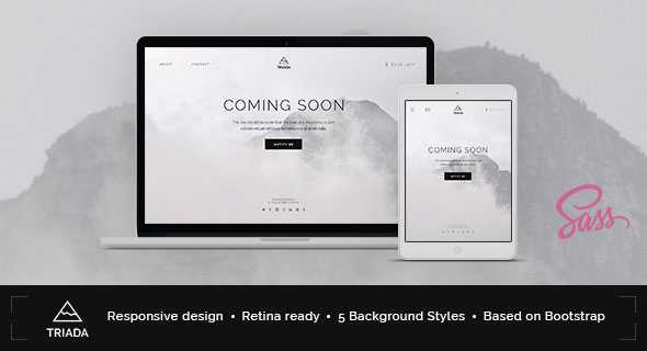 Triada – Creative Coming Soon Template