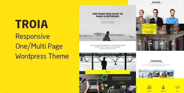 Troia - Themeforest Responsive One/Multi Page Theme