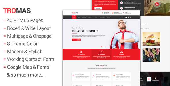 Tromas - Multipurpose Business Template