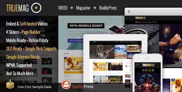 True Mag - Themeforest WP Theme for Video and Magazine