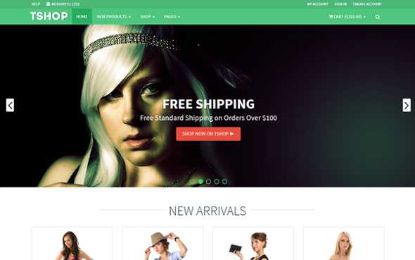TSHOP - Responsive E-Commerce Template
