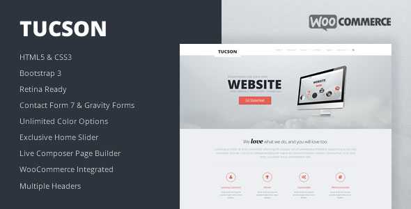 Tucson v1.0.2 - Responsive Business WordPress Theme