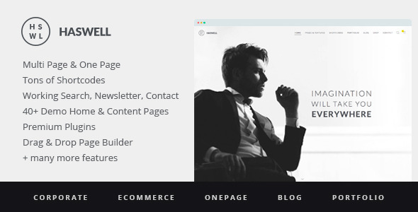 HASWELL V1.0.8 - MULTIPURPOSE ONE & MULTI PAGE WP THEME