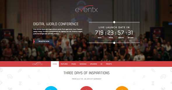 TX Eventx - ThemeXpert Responsive Joomla Event Template