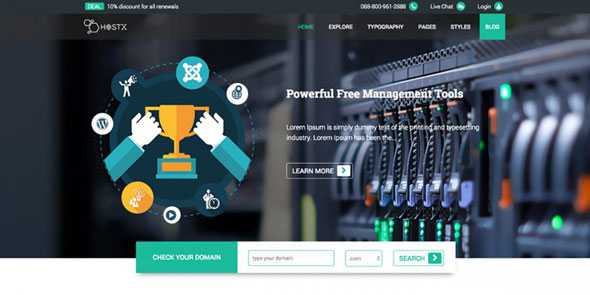 TX HostX - ThemeXpert Responsive Hosting Joomla