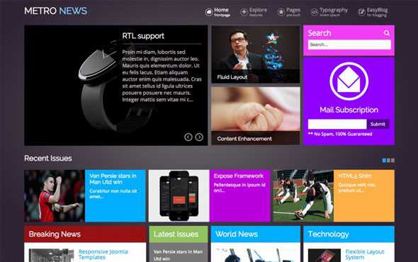 TX Metronews - ThemeXpert Joomla for News & Magazine