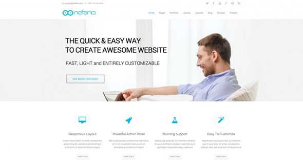 TX Nefario - ThemeXpert Premium Business Template