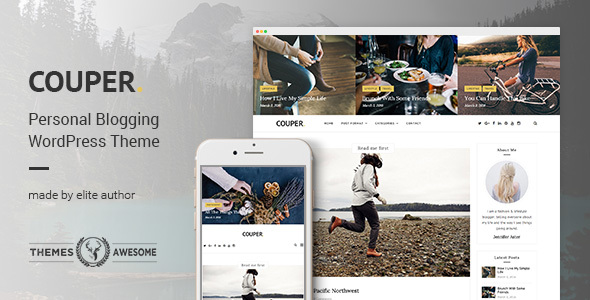 COUPER - RESPONSIVE PERSONAL BLOG THEME