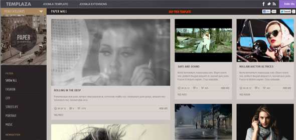 TZ Paper - Templaza Joomla 2.5 Template