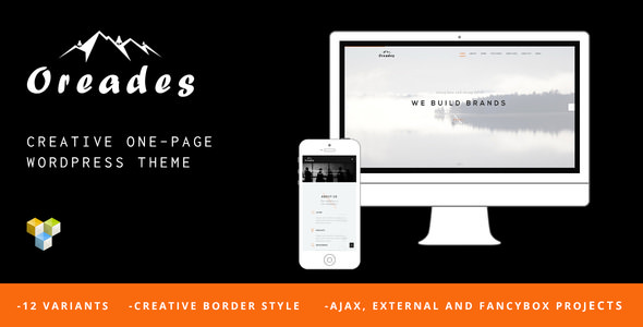 OREADES V1.4.0 - CREATIVE ONE-PAGE WORDPRESS THEME
