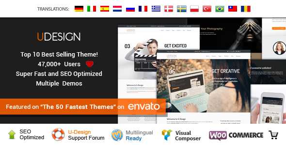 U-Design v3.3.1 - Themeforest WordPress Theme