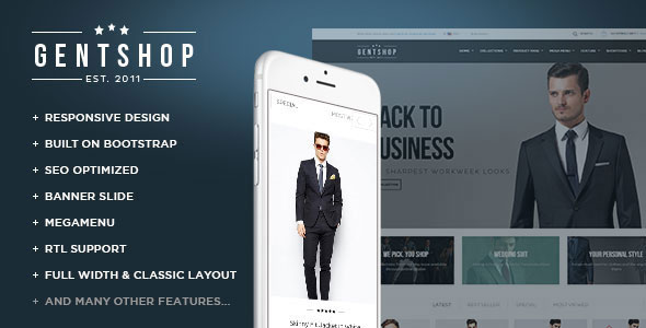 AP GENTSHOP - THEMEFOREST SHOPIFY RESPONISIVE THEME