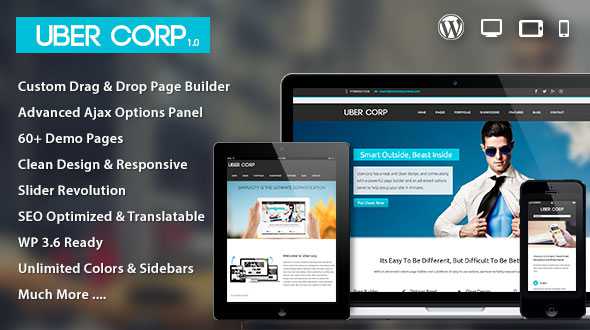 Ubercorp – Mojothemes Multi Purpose WP with Page Builder