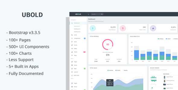 Ubold - Responsive Web App Kit