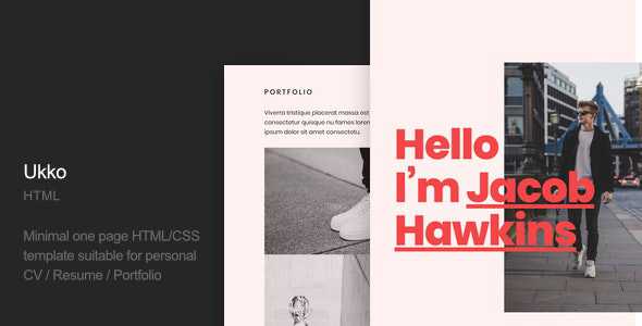Ukko v1.0 - Personal Portfolio HTML Template