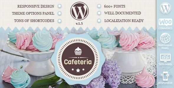 CAFETERIA V3.5 - THEMEFOREST RESPONSIVE WORDPRESS THEME