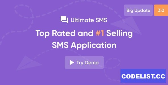 Ultimate SMS v3.14 - Bulk SMS Application For Marketing - nulled