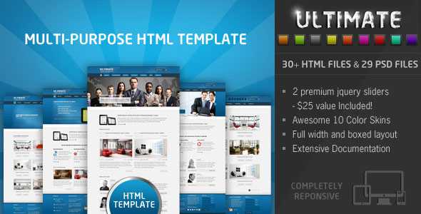 Ultimate - Themeforest Responsive HTML Template