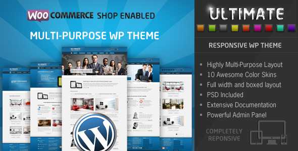 Ultimate v3.3 - Themeforest Responsive WP Theme