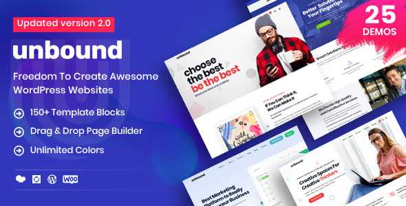 Unbound v2.0.2 - Business Agency Multipurpose Theme