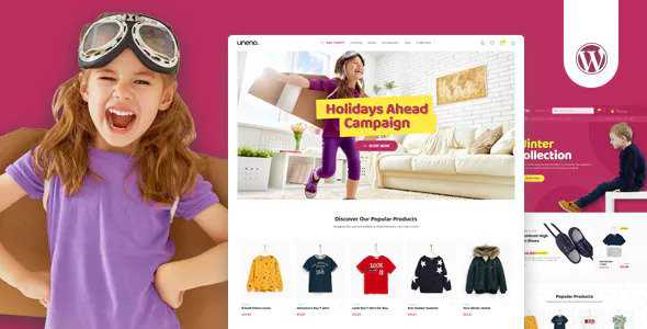Uneno v1.0.4 - Kids Clothing & Toys Store WooCommerce Theme