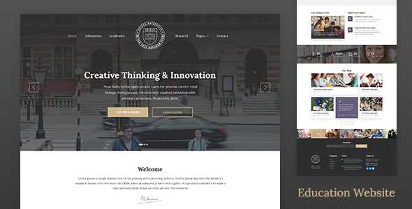 Unisco HTML v2.0 - Education Website Template for School, College & University