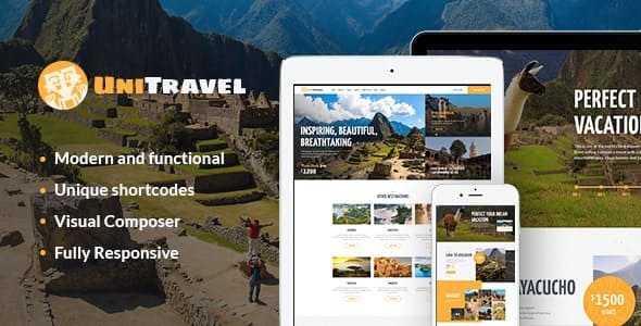 UniTravel v1.2.2 - Travel Agency & Tourism Bureau WordPress Theme