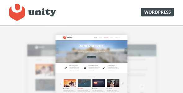 Unity v1.0.8 - Multipurpose Wordpress Theme