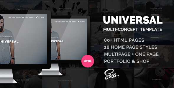 Universal - Smart Multi-purpose html5 template