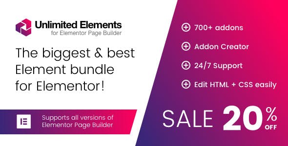 Unlimited Elements for Elementor Page Builder v2.0.6