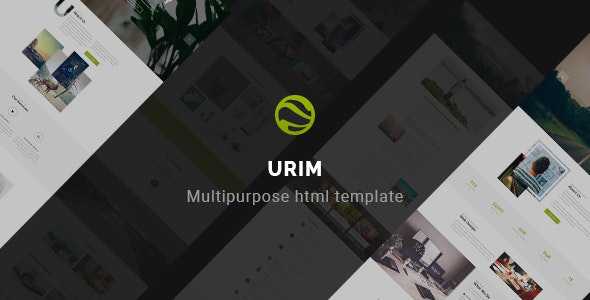 Urim v1.0 - Creative Multipurpose HTML Template