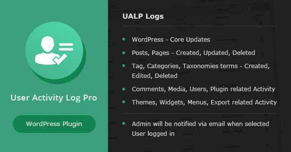 User Activity Log PRO for WordPress v1.4