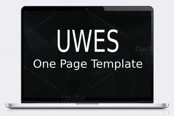 Uwes - Creativemarket One Page Template