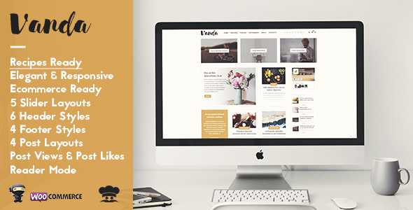 Vanda v1.3 - Creative Blog / Magazine WordPress Theme