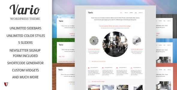 Vario - Themeforest Premium Theme