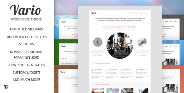 VARIO - THEMEFOREST PREMIUM THEME