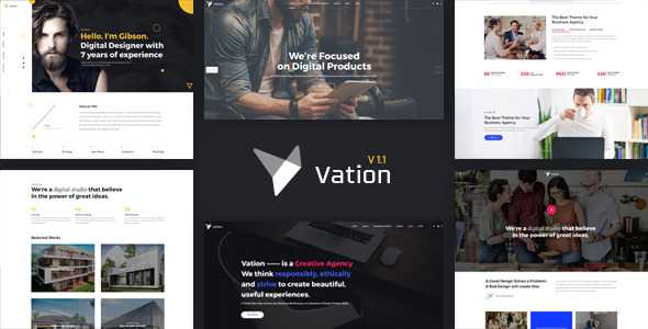 Vation v1.1 - Responsive Multi-Purpose HTML5 Template