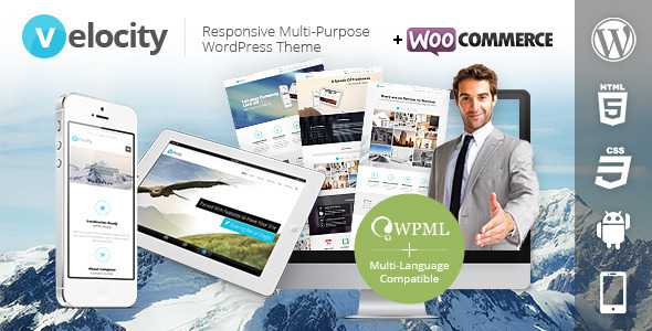 Velocity v1.3.1 - Responsive Multi-Purpose WordPress Theme