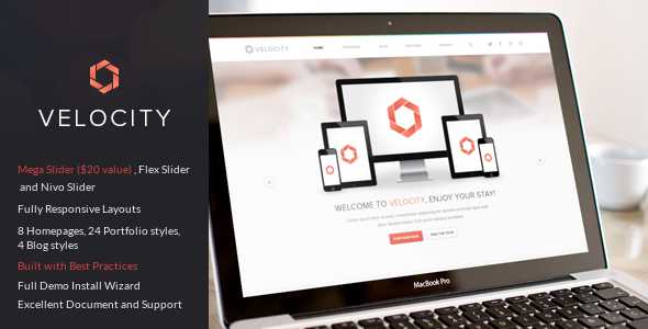 Velocity v1.7 - Feature Rich Drupal Theme