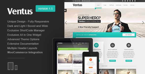 Ventus - Themeforest Unique Multi-Purpose WordPress Theme