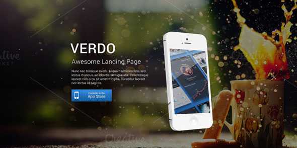 Verdo - Creativemarket Creative Landing Page