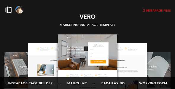 Vero - Marketing Instapage Template