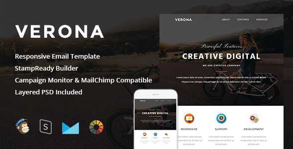 Verona - Responsive Email + StampReady Builder