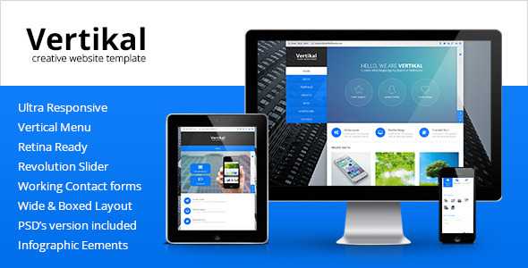 Vertikal - Multipurpose HTML5 Template - Updated