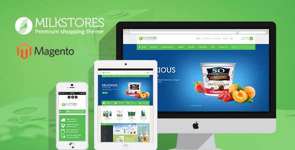 Ves Milk Store - Themeforest Responsive Magento Theme