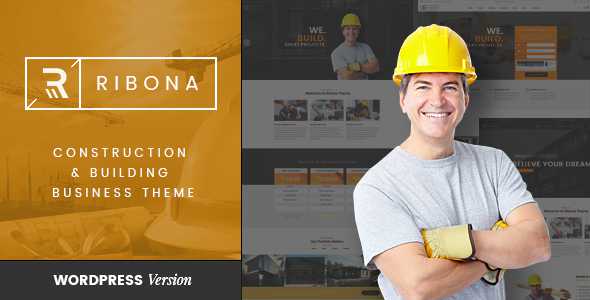 VG Ribona v1.3 - WordPress Theme for Construction